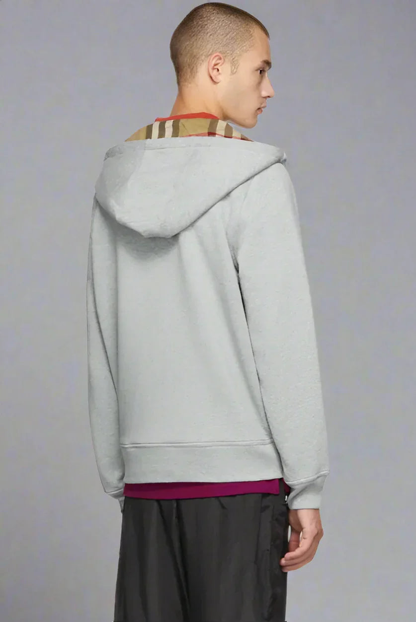 Check Foster Zip Hoodie