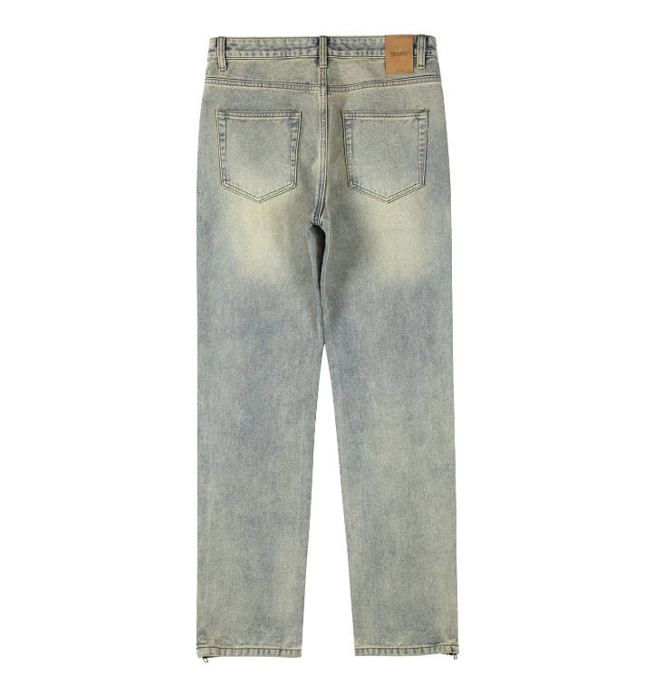 Aria Zip Flared Jeans