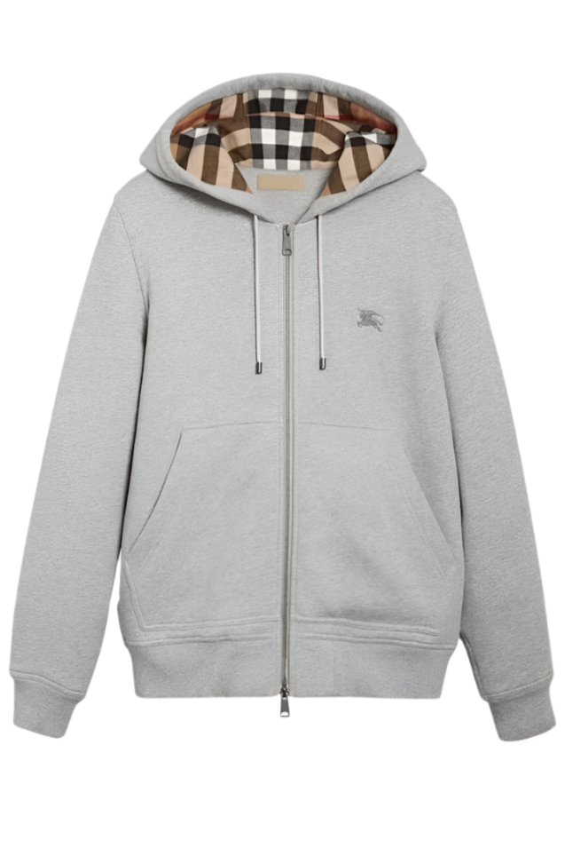 Check Foster Zip Hoodie