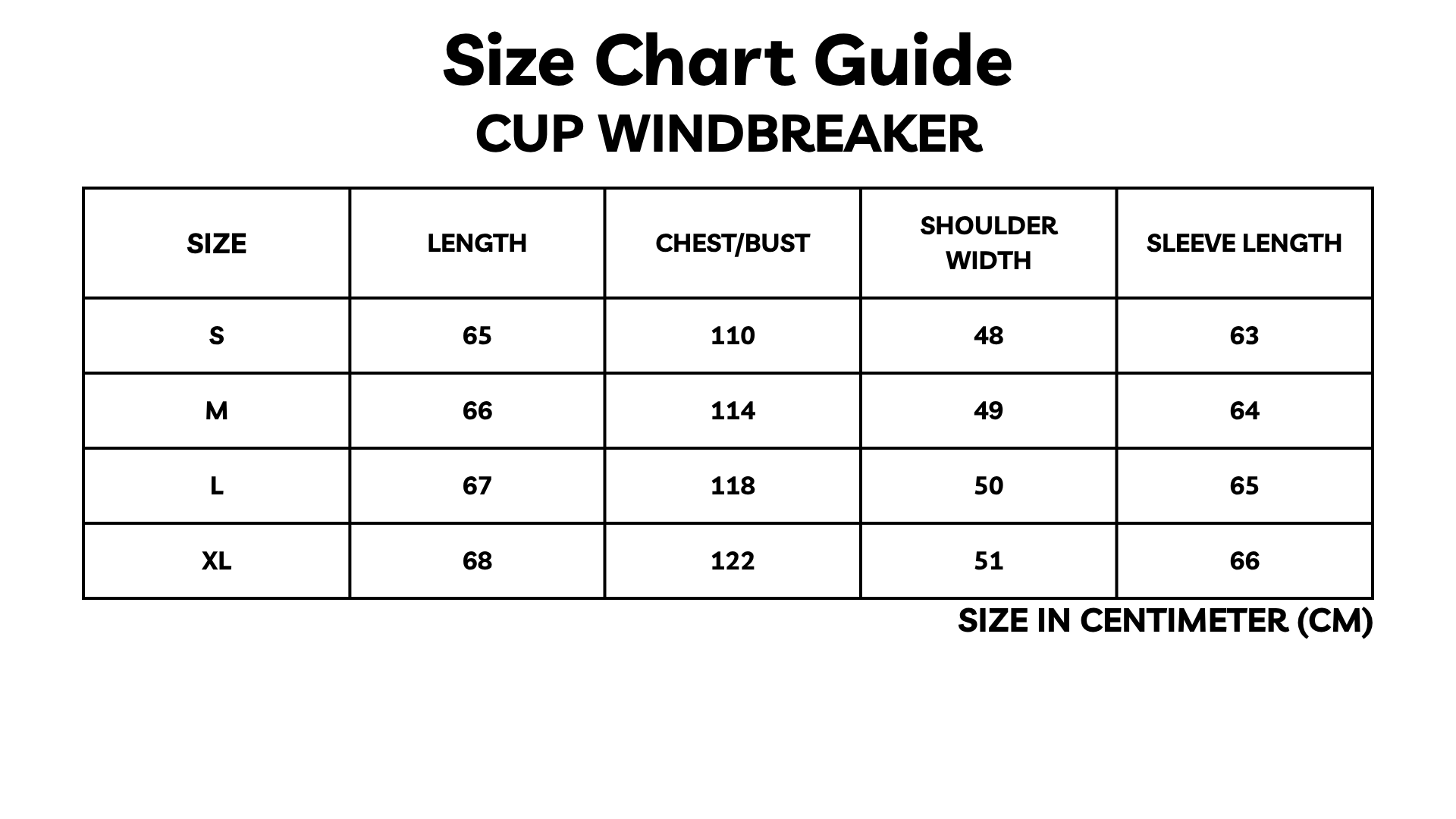 Cup Windbreaker