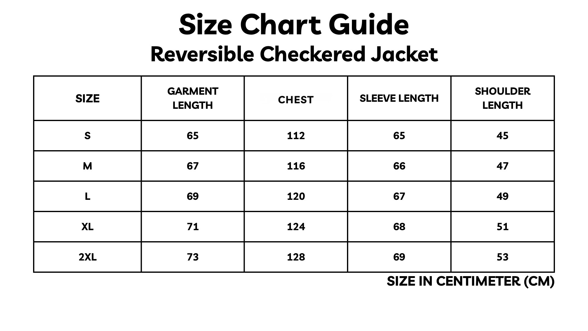 Check Reversible Jacket