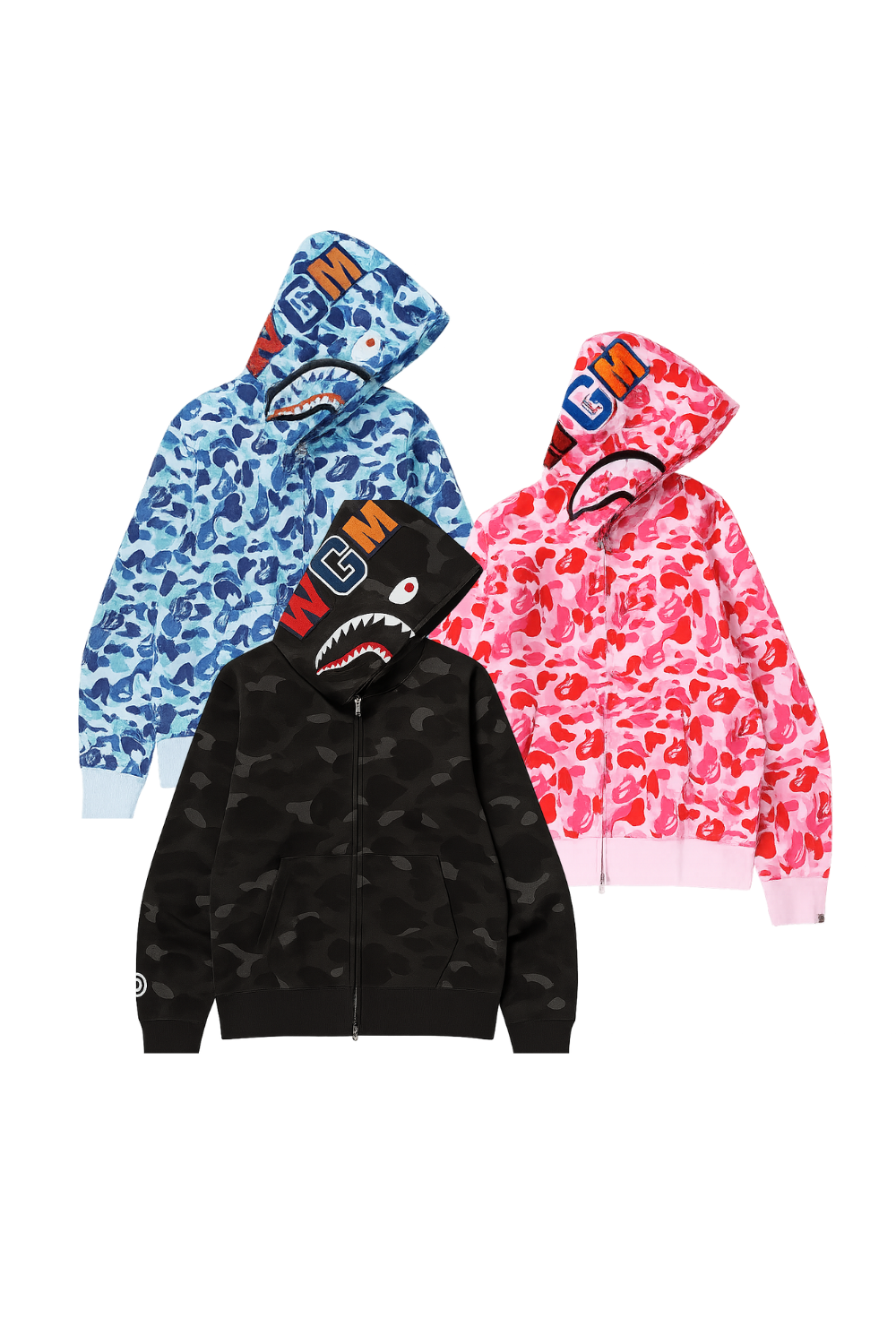 Ape Shark Zip Hoodie